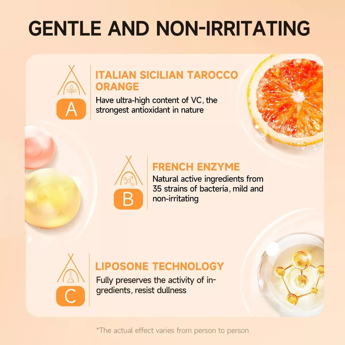 Orange Glow Exfoliating Whitening Gel | Bright & Smooth Skin Care
